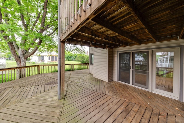 621 Raintree Rd, Buffalo Grove, IL 60089 - view of wooden terrace
