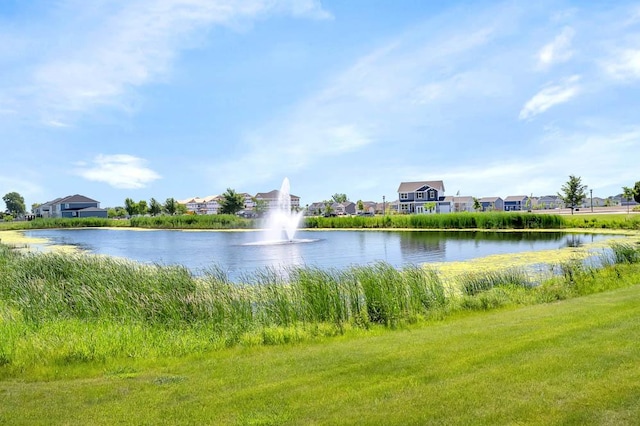 view of water feature