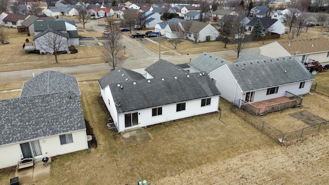 birds eye view of property featuring a residential view