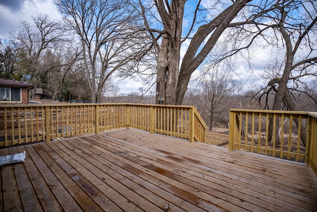 view of deck