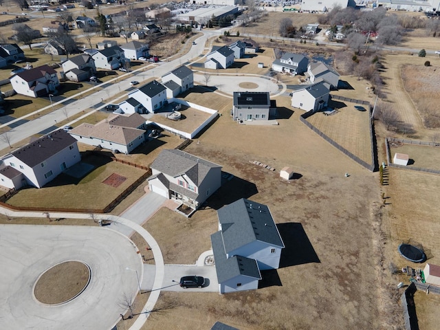 drone / aerial view featuring a residential view