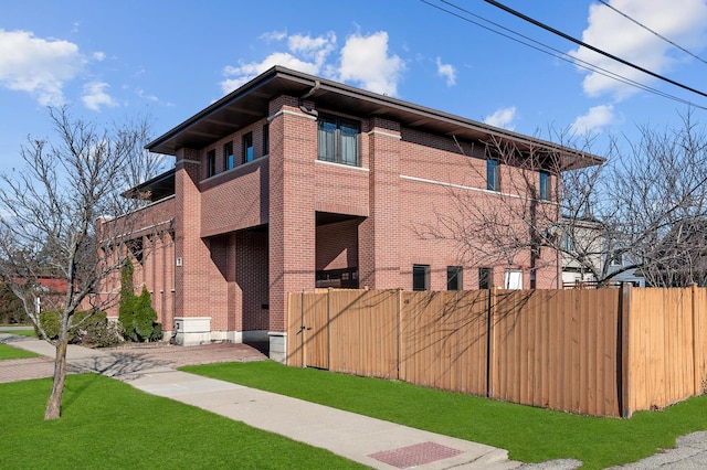 view of property with fence