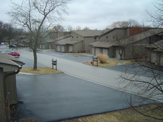 view of street with a residential view