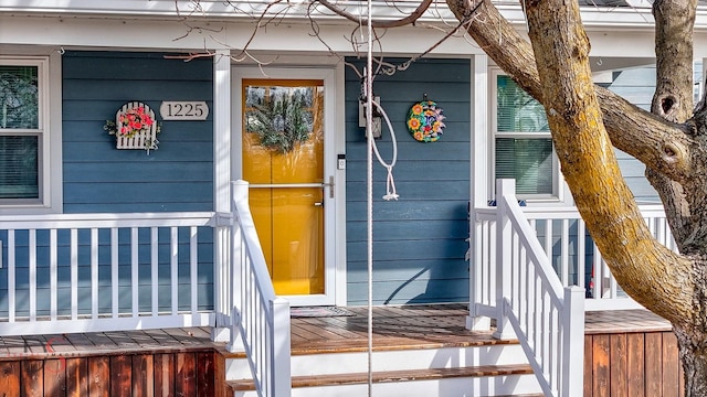 view of entrance to property