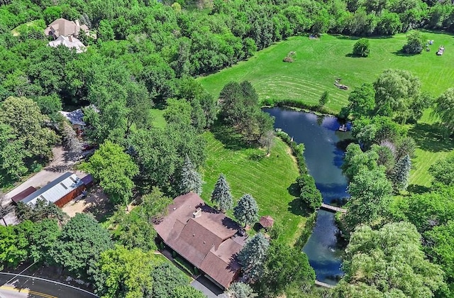 39575 N Dilleys Rd, Wadsworth, IL 60083 - aerial view featuring a water view