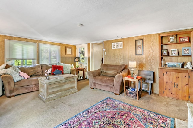 39575 N Dilleys Rd, Wadsworth, IL 60083 - living room with crown molding and carpet floors