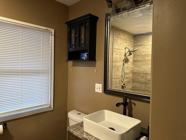 bathroom featuring a sink and toilet