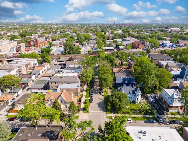 drone / aerial view featuring a residential view