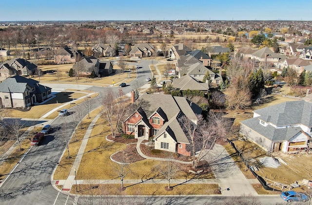 birds eye view of property featuring a residential view