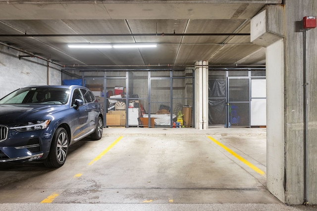 view of parking deck