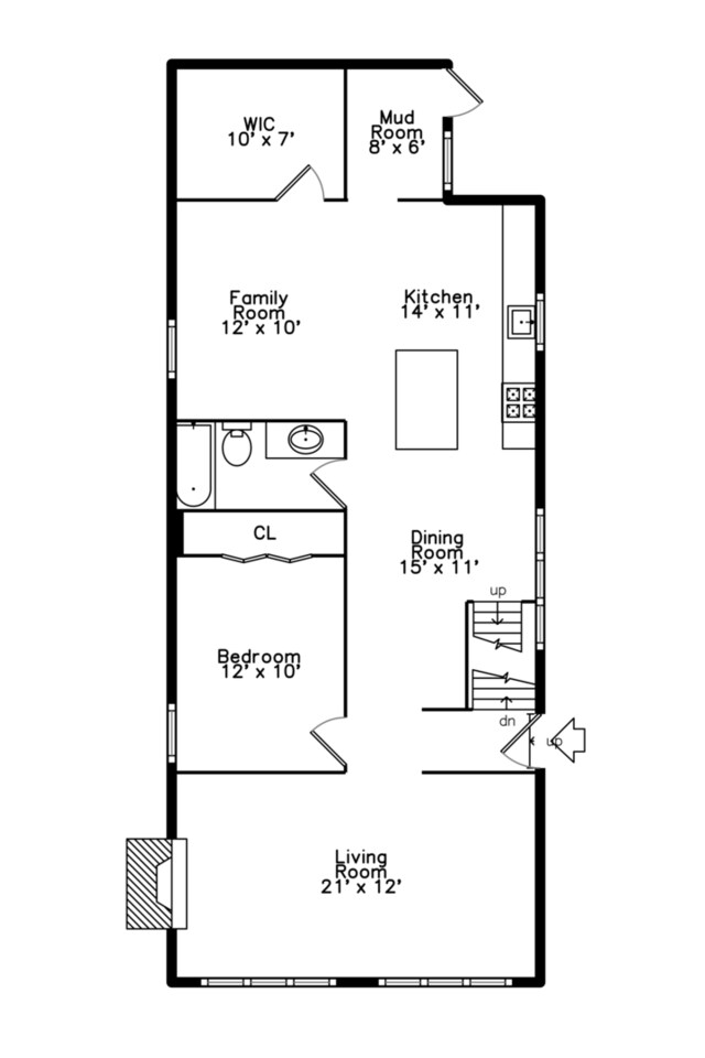 8837 S Throop St, Chicago, IL 60620 - room layout