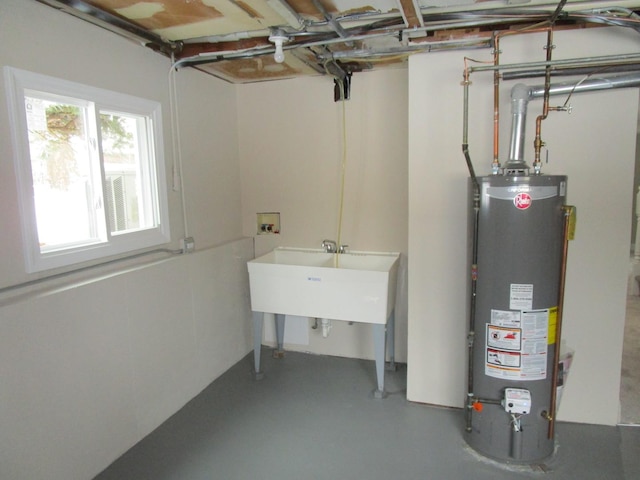 utilities featuring water heater