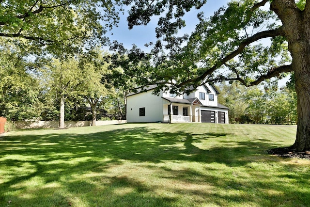 exterior space with fence