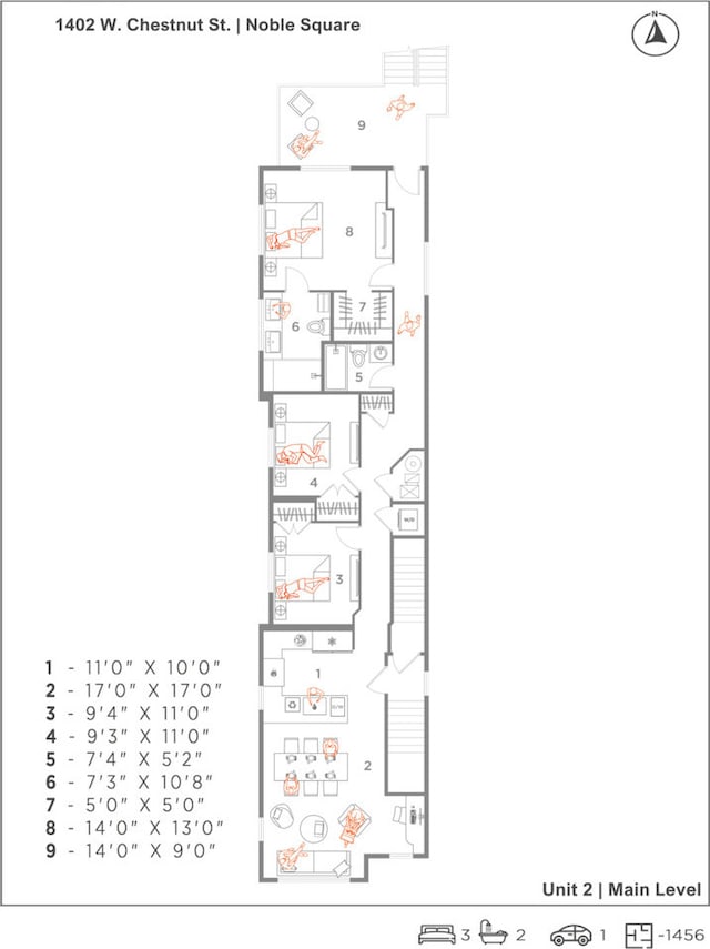 Listing photo 3 for 1402 W Chestnut St Unit 2, Chicago IL 60642