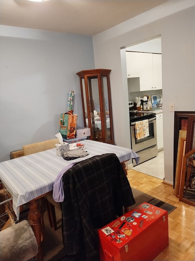 view of dining area