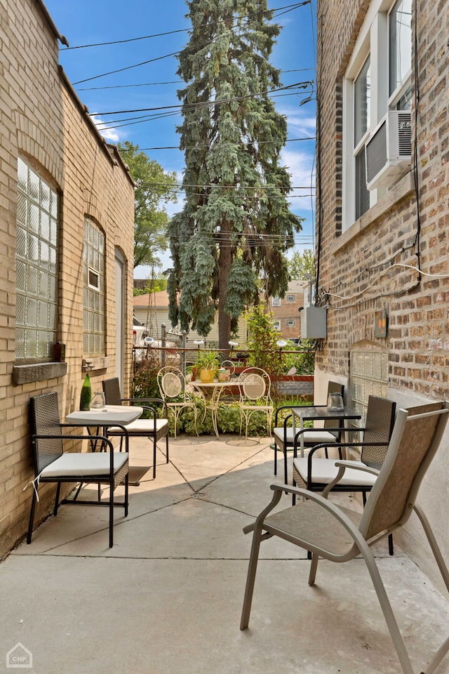 view of patio / terrace featuring outdoor dining space