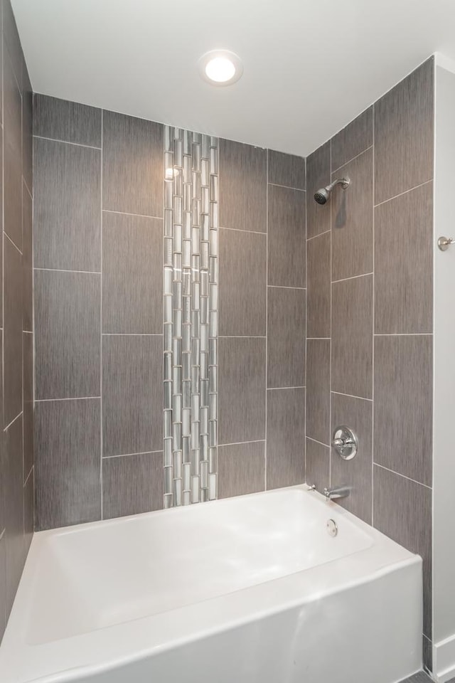 full bathroom with  shower combination