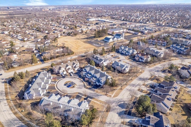 drone / aerial view featuring a residential view