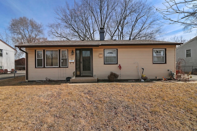 view of ranch-style house