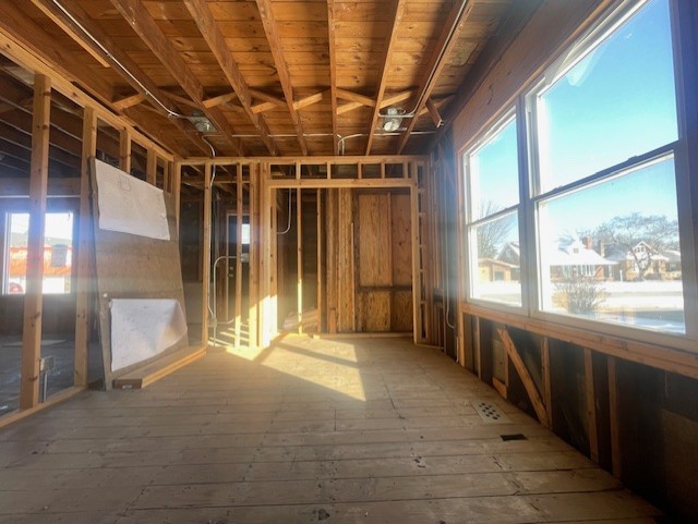 miscellaneous room featuring a wealth of natural light