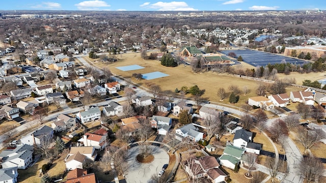 bird's eye view featuring a residential view