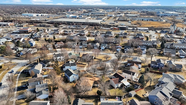 drone / aerial view featuring a residential view