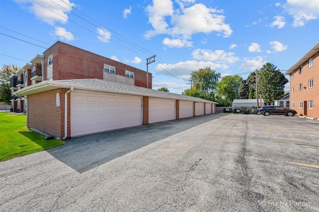 exterior space with community garages