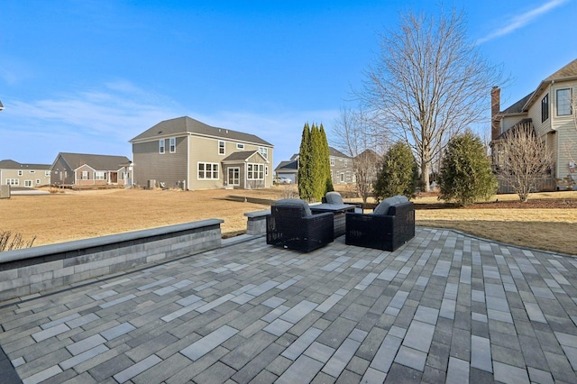 view of patio / terrace featuring outdoor lounge area