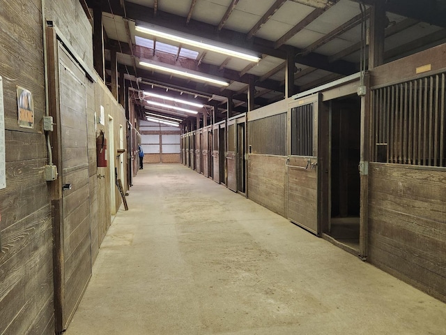 view of horse barn