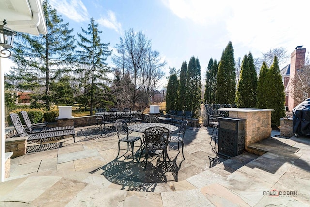 view of patio / terrace with outdoor dining space