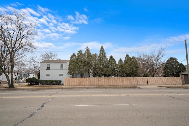 view of street featuring curbs and sidewalks