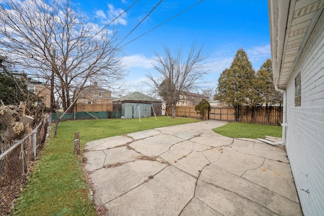 view of patio / terrace featuring a fenced backyard