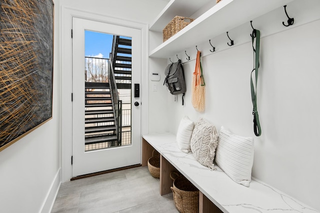 view of mudroom