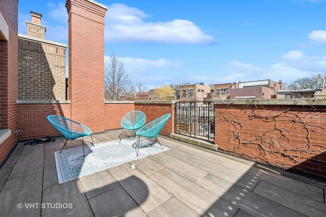 view of patio / terrace featuring a balcony