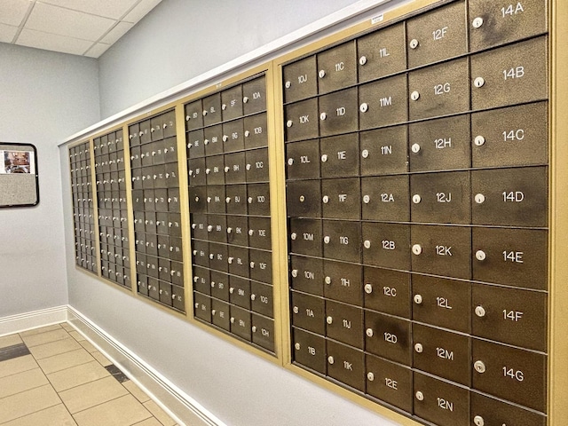view of community featuring mail area