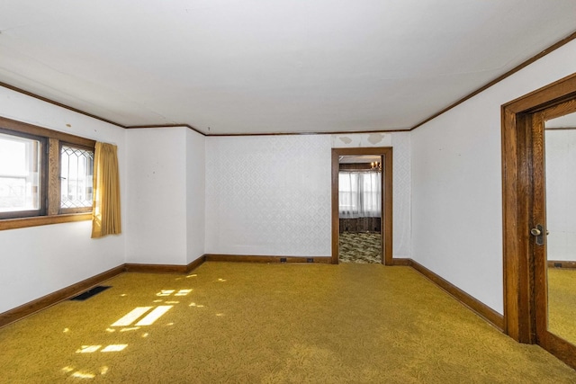 619 Lincoln St, Minonk, IL 61760 - spare room with plenty of natural light, baseboards, and ornamental molding