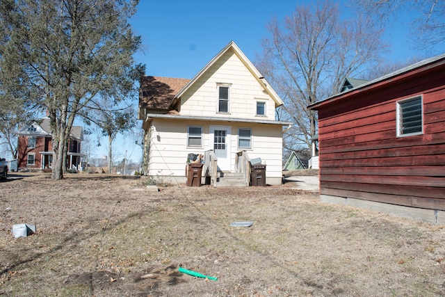 view of rear view of property