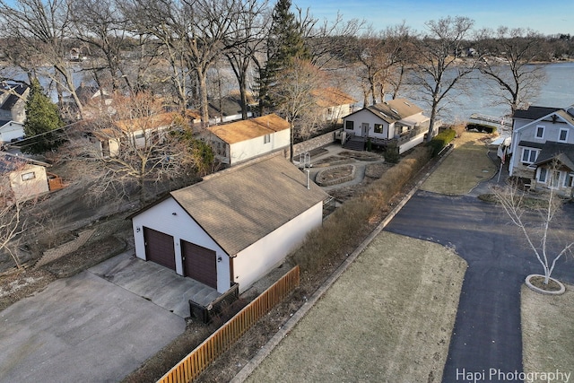 drone / aerial view featuring a residential view