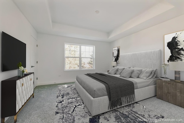 124 E Main St Unit 2-3, Cary, IL 60013 - carpeted bedroom with a tray ceiling