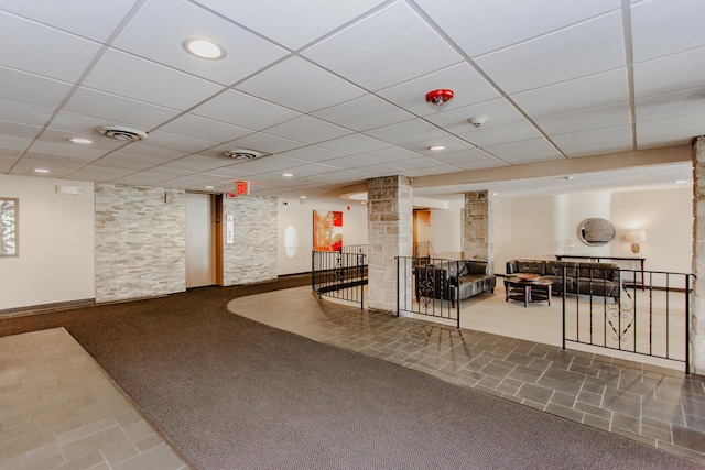 common area with visible vents