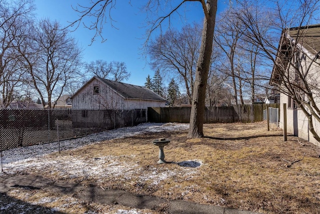 view of home's exterior featuring a fenced backyard