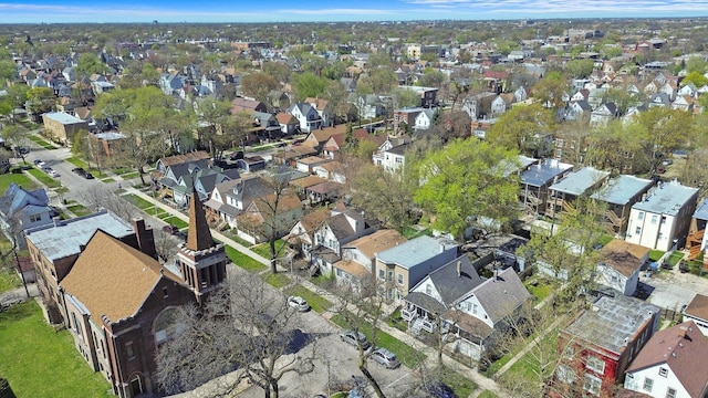 birds eye view of property featuring a residential view