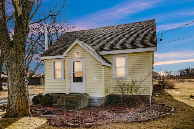 view of front of house with entry steps