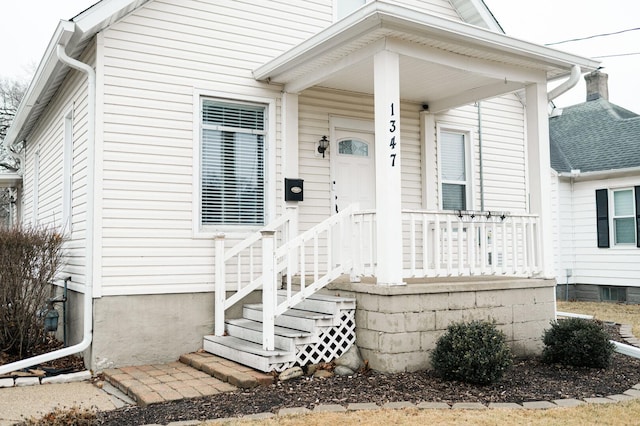 view of entrance to property