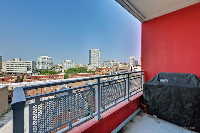 1841 S Calumet Ave Unit 1008, Chicago, IL 60616 - balcony featuring a view of city and area for grilling