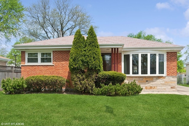 6938 W Jonquil Ter, Niles, IL 60714 - rear view of house featuring brick siding and a shingled roof