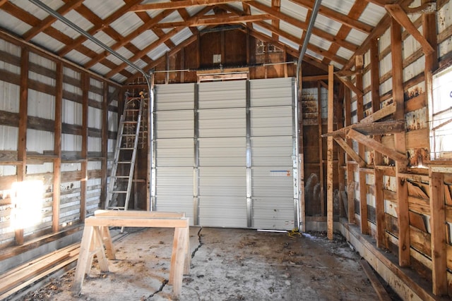 storage area with a garage