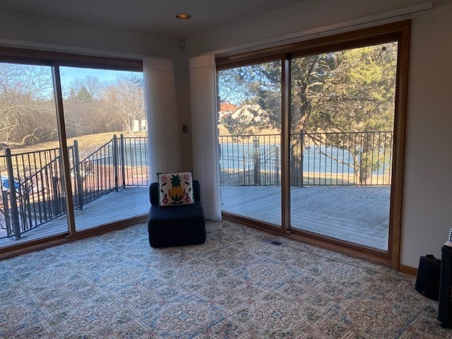 doorway to outside with plenty of natural light