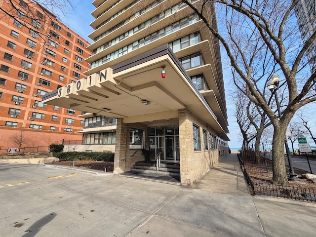 view of property featuring entry steps