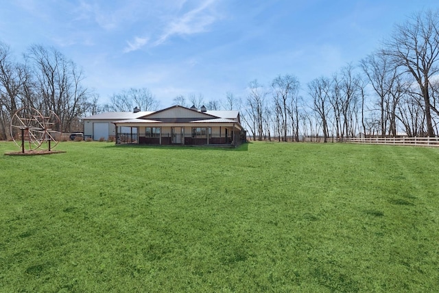 22915 Mcguire Rd, Wilmington, IL 60481 - view of yard featuring fence